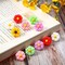 40Pc Push Pin Flowers Thumbtacks Decorative Daisy for Corkboard Map Photo Wall